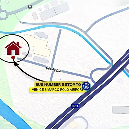 Appia Free Parking 10 Min To Venice Easy Access Гостевой дом *